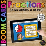 2nd Grade Fractions BOOM CARDS™ Game with More Than a Whole