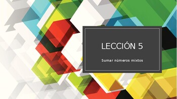 Preview of Lección de Fracciones / Fractions Lesson Plan in Spanish 5