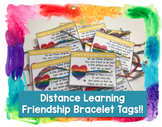 Distance Learning Friendship Bracelet Tags