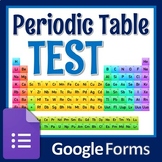 Distance Learning GOOGLE FORMS Periodic Table Test Element