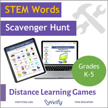 Preview of Distance Learning Games: STEM Scavenger Hunt