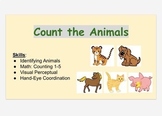 Distance Learning/Google Classroom: Count the Animals (Tea