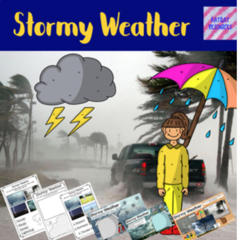 Preview of Distance Learning / Google Classroom - Stormy Weather
