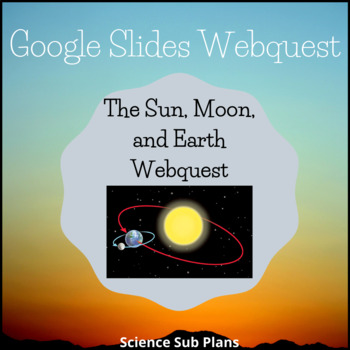 Preview of The Sun, Moon, and Earth Interactive Webquest