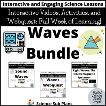 Preview of Sound and Light Waves: Interactive Videos, Extension Activities, and Webquest