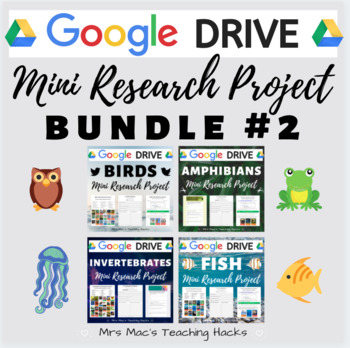 Preview of Google Drive Mini Research Project BUNDLE #2