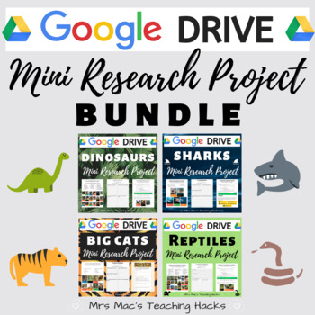 Preview of Google Drive Mini Research Project BUNDLE