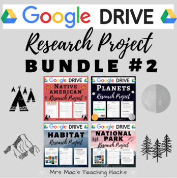Preview of Google Drive Research Project BUNDLE #2