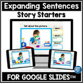 Distance Learning | Google Slides | Expanding Sentences | 