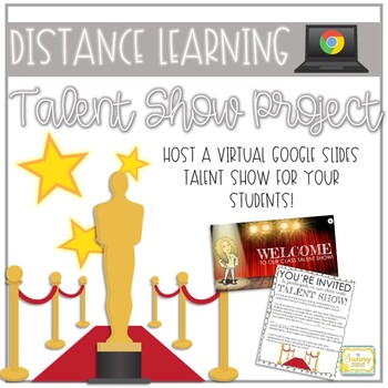 Preview of Distance Learning | Google Slides Talent Show | Bitmoji Ed