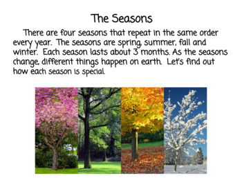 seasons of the year in order