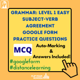 Distance Learning: Grammar - Easy Subject Verb Agreement G