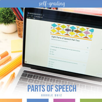 Distance Learning Grammar Lesson: Eight Parts of Speech Option Two