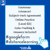 Distance Learning: Grammar - Subject Verb Agreement Google