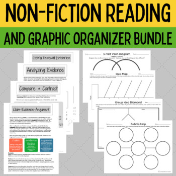 Preview of Middle School Science Graphic Organizer and Reading Passage Bundle
