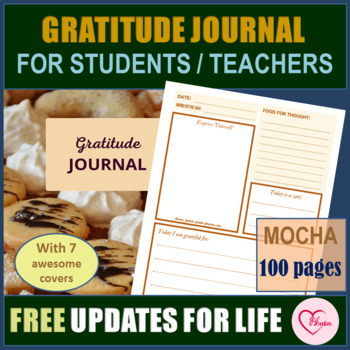 Preview of Distance Learning Gratitude Journal Printable | Writing Journal