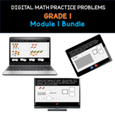 Distance Learning | Grade 1 Math Practice: Module 1 Bundle