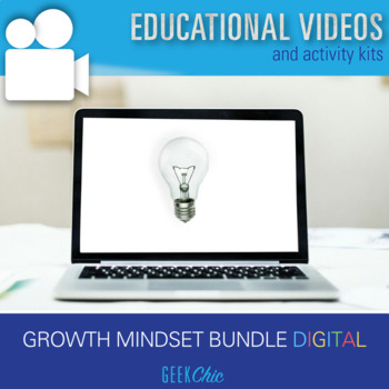 Preview of Distance Learning Growth Mindset DIGITAL VIDEO RESOURCES BUNDLE