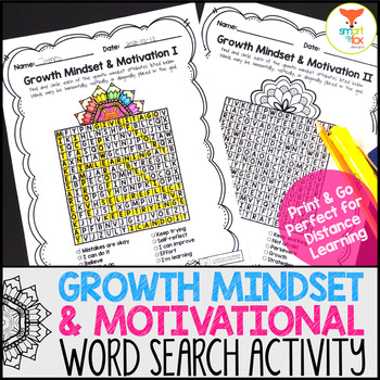 Motivational Word Search Teaching Resources | TPT