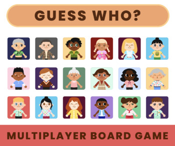 Distance Learning - Guess Who - Multiplayer Online Board Game - Animal Crossing