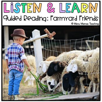 Preview of Distance Learning: Guided Reading Video Lesson Plan - Farmyard Friends