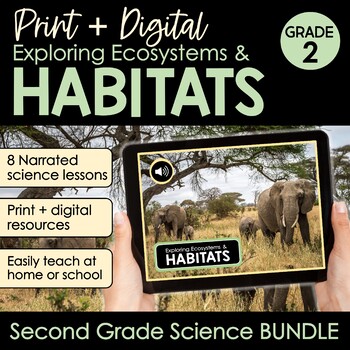 Preview of Habitats & Ecosystems Second Grade Science BUNDLE NGSS