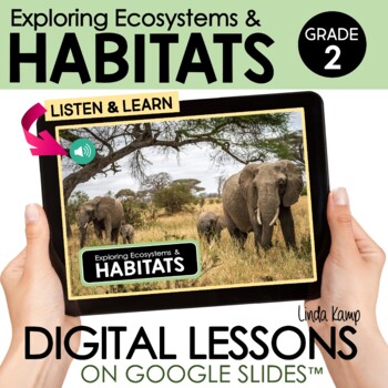 Preview of Habitats & Ecosystems Digital Science Activities 2nd Grade