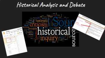 Preview of Distance Learning Historical Analysis and Debate