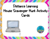 Distance Learning Home Scavenger Hunt Cards