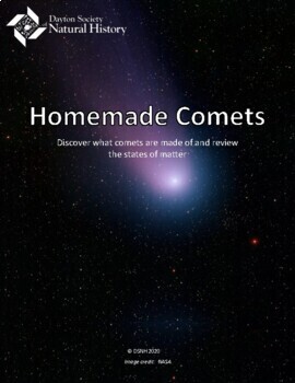 Preview of Homemade Comets - Distance Learning