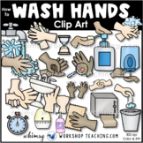 Distance Learning How To Wash Hands Clip Art