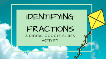 Preview of Distance Learning Identifying Fractions Google Classroom Basic