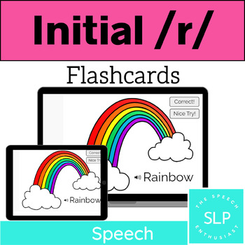 Preview of Initial /r/ Flashcards BOOM Learning Cards