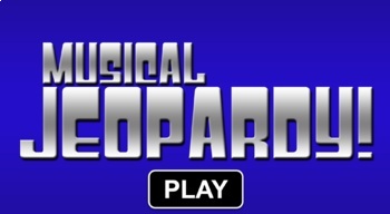 Preview of Distance Learning Interactive Beginner Musical Jeopardy - Google Slides