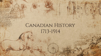 Preview of Distance Learning: Introduction to Grade 8 Canadian History With Review Game