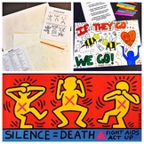 Distance Learning - Keith Haring Social Issues Poster Lesson