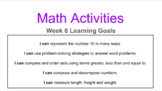 Distance Learning: Kindergarten Math Activities Week 6