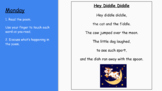 Distance Learning: Kindergarten Poem of the Week 2