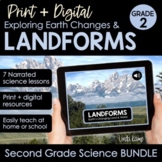 Landforms & Earth Changes 2nd Grade Science NGSS BUNDLE