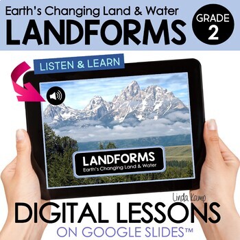 Preview of Landforms & Earth Changes Digital Science Activities 2nd Grade