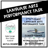 Distance Learning Language Arts Performance Task with Edit