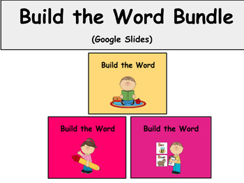 Preview of Distance Learning Language Build the Words Bundle (Google Slides)