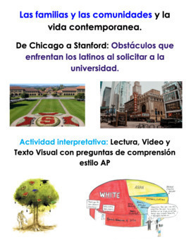 Preview of Distance Learning: Lectura: Obstáculos de estudiantes latinos en la universidad