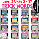 MEGA BUNDLE Level 2 Units 2 - 17 Trick Word SPELLING & REC