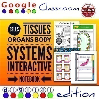 Preview of Distance Learning Levels of Organization  Google Drive Interactive Notebook