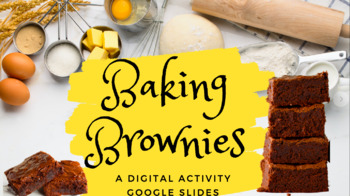 Preview of Distance Learning Life Skills Cooking: Making Brownies Google Slides Life 