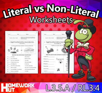Preview of Literal vs Nonliteral Worksheets
