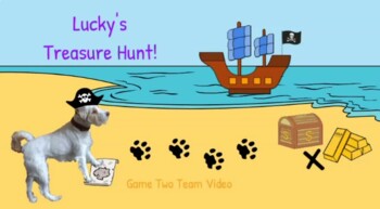 Preview of Distance Learning: Lucky's Treasure Hunt | Game 2 | ESL | Primary
