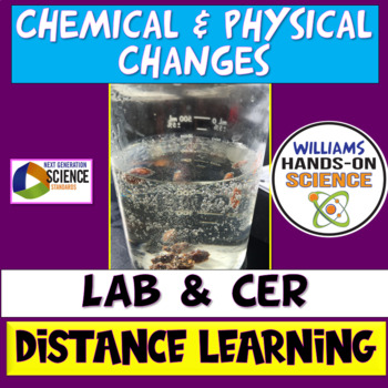 Preview of Chemical and Physical Changes Activity NGSS MS-PS1-1 MS-PS1-2 MS-PS1-5