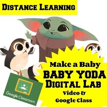 Preview of Distance Learning: "Making Babies" (Punnett Square) Digital Lab